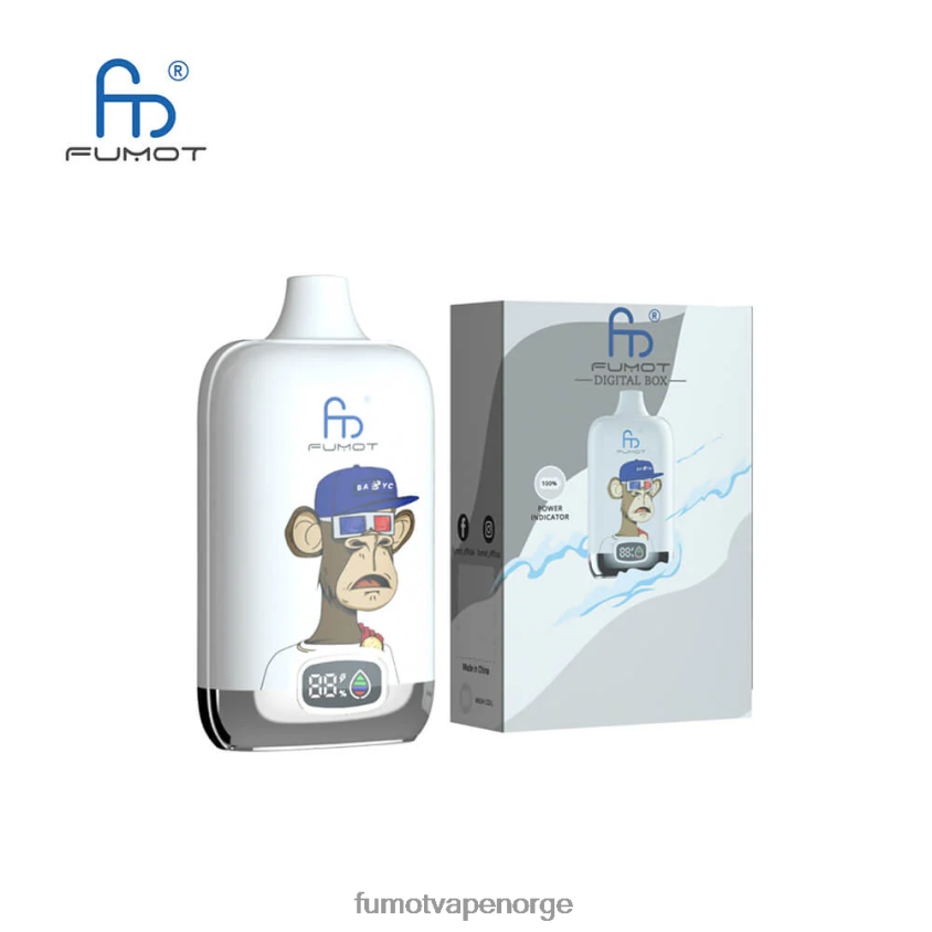 Fumot Flavours | Fumot Digital Box 12000 20ml engangs vape pod - (1 stk) drue is XH0864130