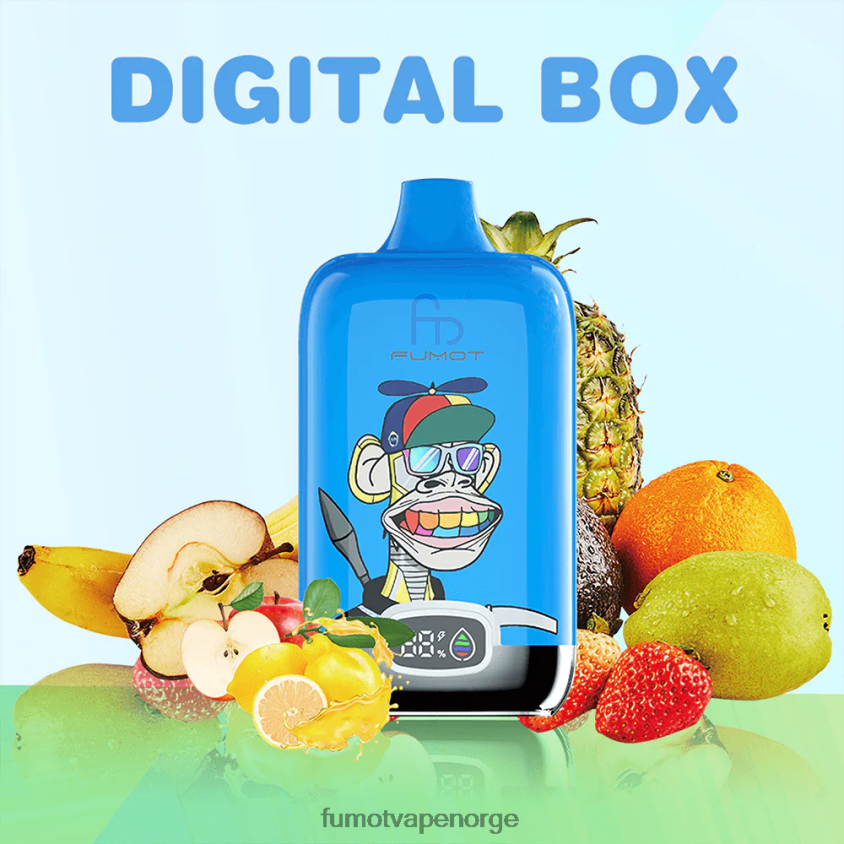 Fumot Flavours | Fumot Digital Box 12000 20ml engangs vape pod - (1 stk) drue is XH0864130