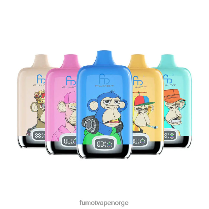 Fumot Flavours | Fumot Digital Box engangs vape pod 12000 - 20ml (1 stk) fersken mango XH0864140