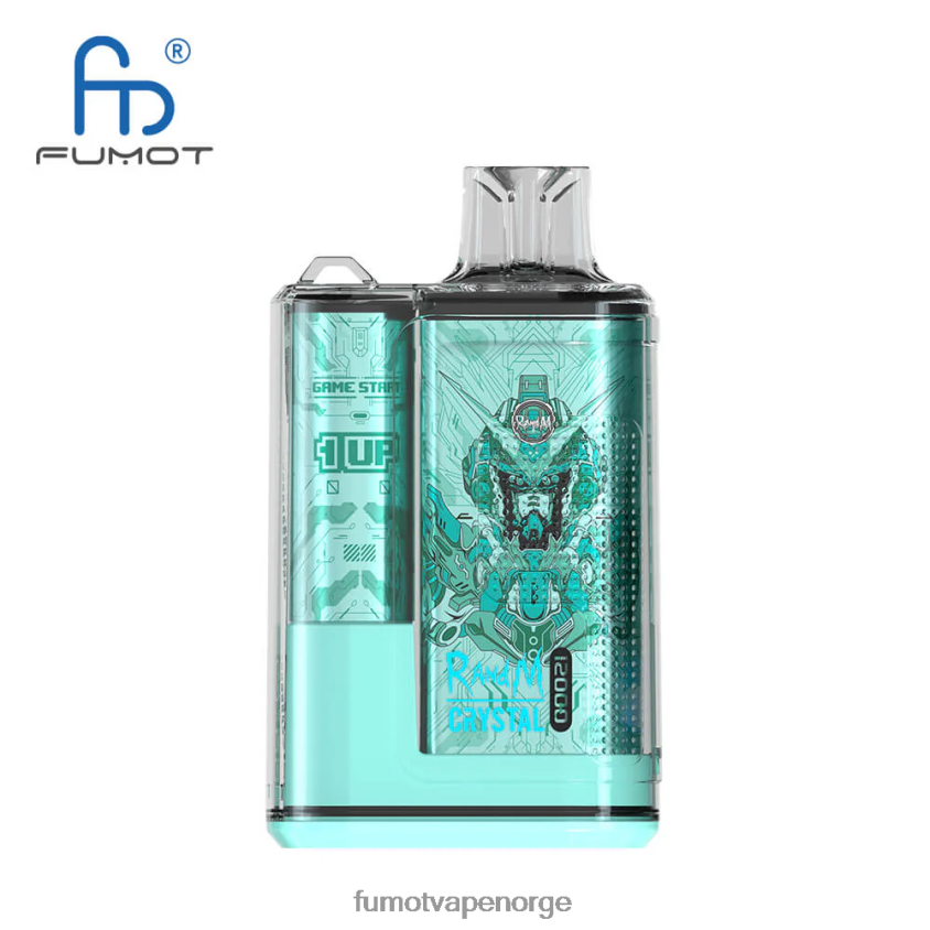 Fumot Flavours | Fumot Crystal 1 stk - 12000 engangs vapeboks 20ml frodig lce XH0864270