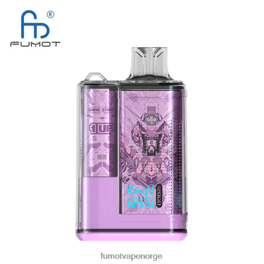 Fumot Flavours | Fumot Crystal 20ml 12000 engangs vapeboks (1 stk) jordbæris XH0864280