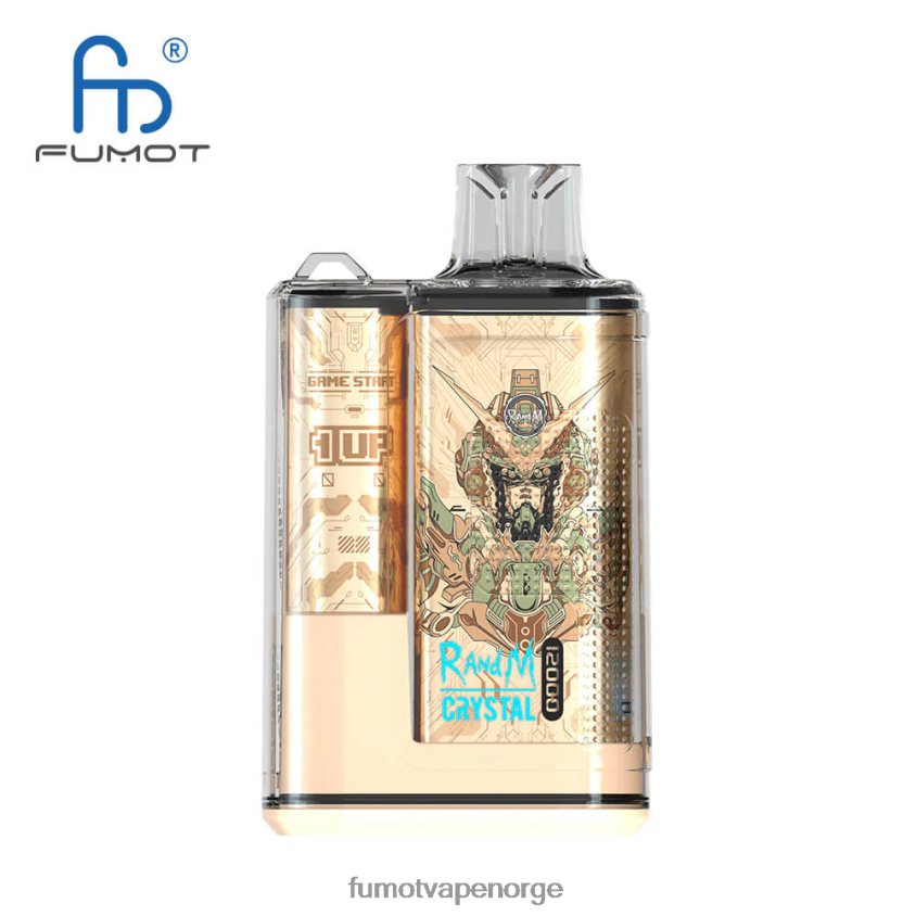 Fumot Puff | Fumot Crystal 1 stk - 12000 engangs vapeboks 20ml fersken mango XH0864274