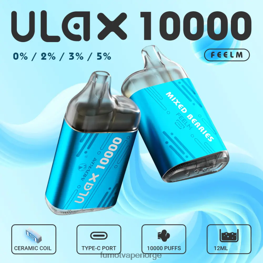 Fumot Flavours | Fumot Movkin Ulax 10000 engangs vape pod - 12ml (1 stk) frodig is XH0864310