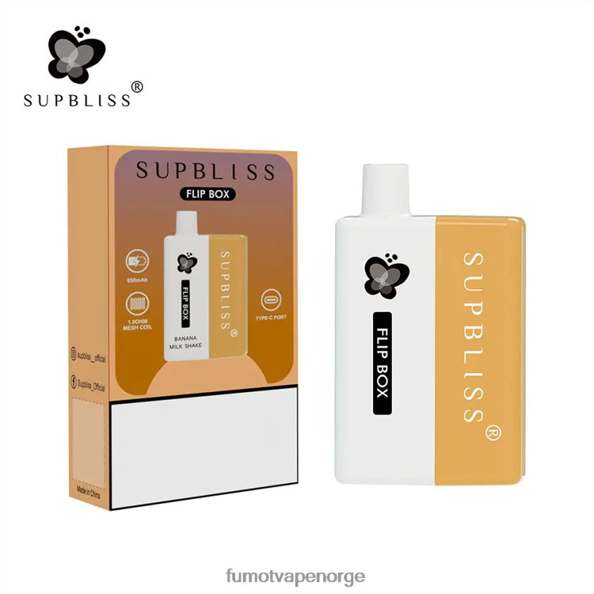 Fumot Flavours | Fumot Supbliss Flip boks 6000 utskiftbart vapesett - 10ml (1 stk) Pina Colada XH0864340