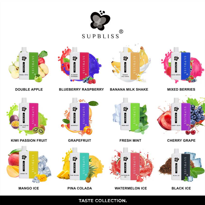 Fumot Vape Online Shop | Fumot Supbliss Flip boks 6000 utskiftbart vapesett - 10ml (1 stk) kiwi pasjonsfrukt XH0864337