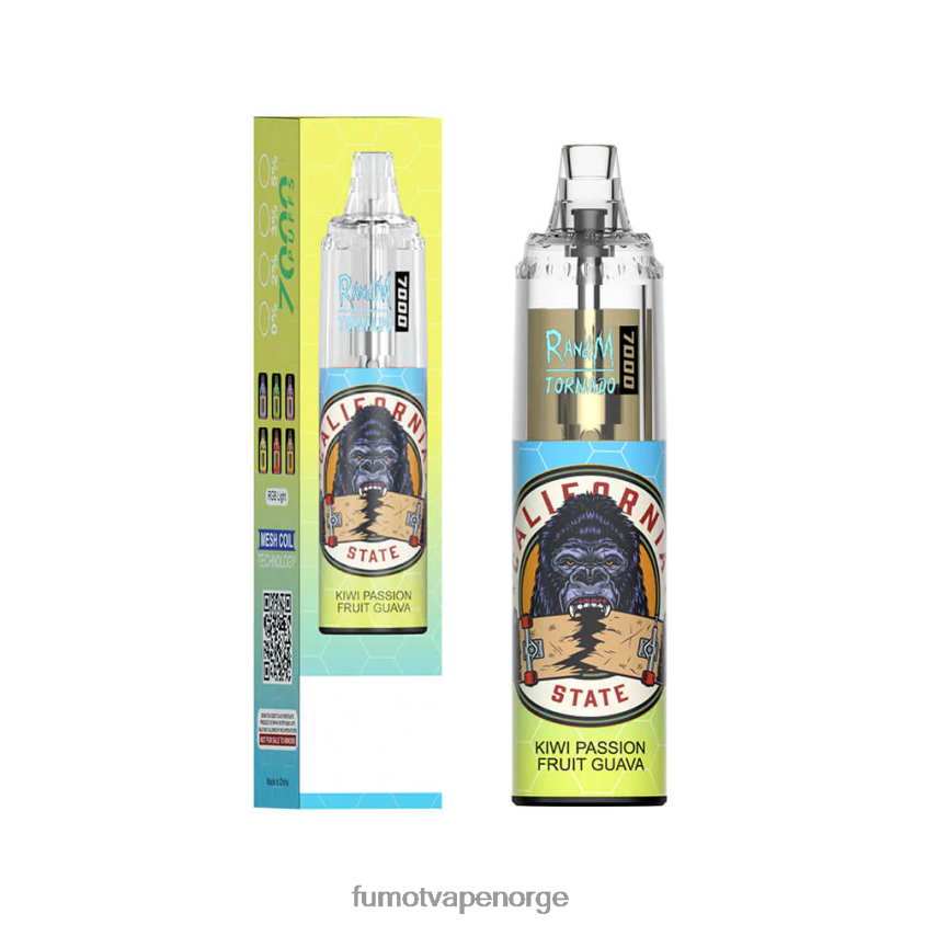 Fumot Flavours | Fumot Tornado 14ml (1 stk) 7000 engangs vape penn ananas is XH086490