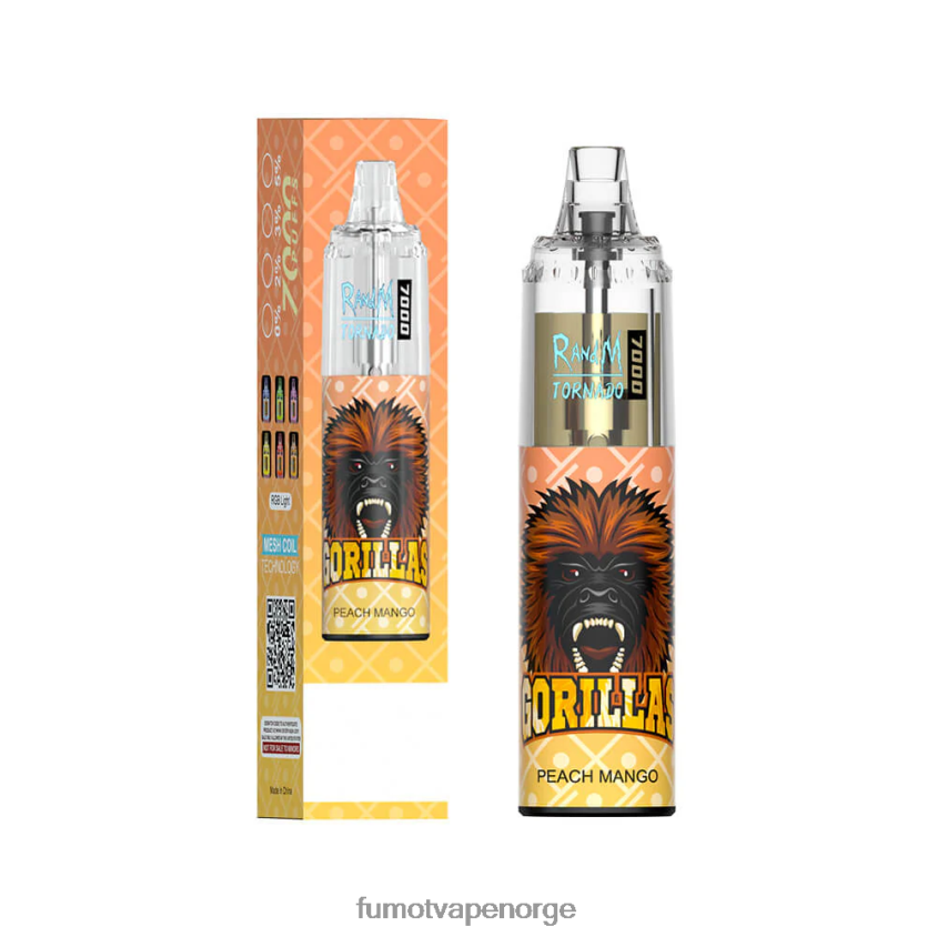 Fumot Flavours | Fumot Tornado 14ml (1 stk) 7000 engangs vape penn ananas is XH086490