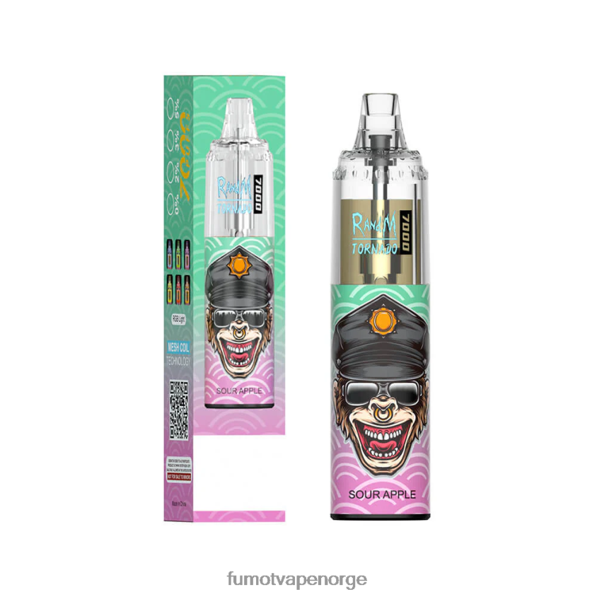 Fumot Flavours | Fumot Tornado 14ml (1 stk) 7000 engangs vape penn ananas is XH086490