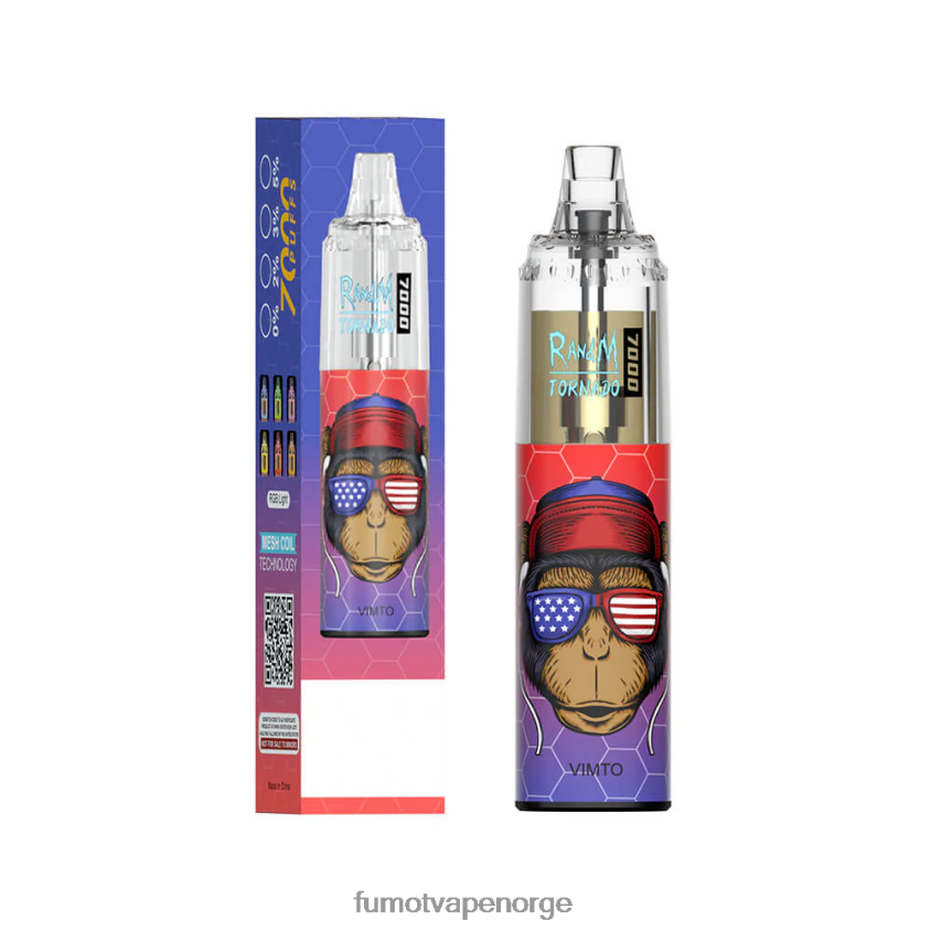 Fumot Flavours | Fumot Tornado 14ml (1 stk) 7000 engangs vape penn ananas is XH086490