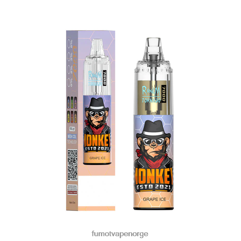 Fumot Flavours | Fumot Tornado 14ml (1 stk) 7000 engangs vape penn ananas is XH086490