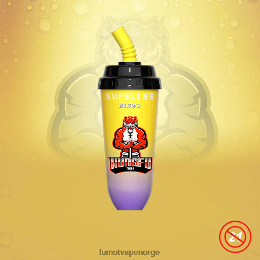 Fumot Flavours | Fumot Supbliss Bingo 16 ml 8000 engangs vape pod-enhet (1 stk) jordbær kiwi XH0864410