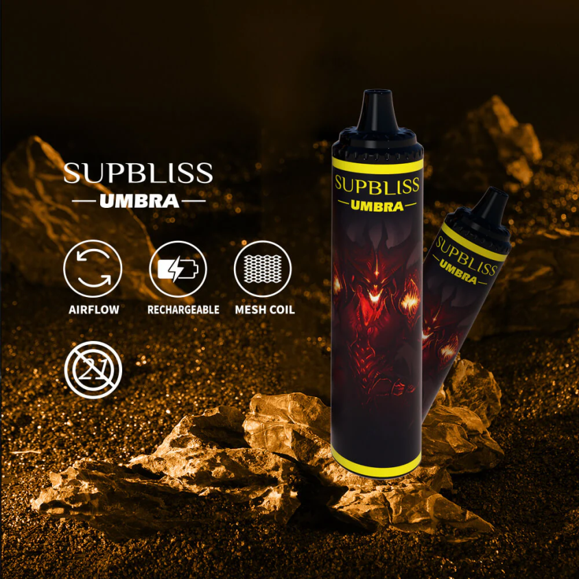 Fumot Tech | Fumot Supbliss Umbra 10000 (1 stk) engangs vape penn - 20ml jordbær kiwi XH0864483