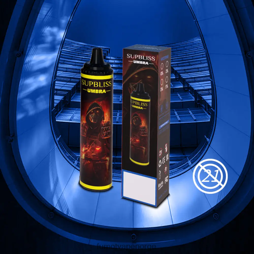 Fumot Tech | Fumot Supbliss Umbra 10000 (1 stk) engangs vape penn - 20ml jordbær kiwi XH0864483