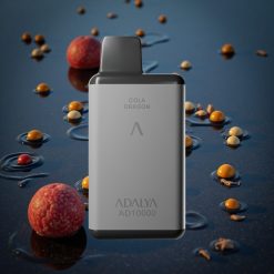 Adalya AD 10000 Puffs Brukbart E-damp Romgrå