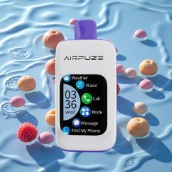 AirFuze Smart 30000 Puffs Engangs Vape Blå Bringebær Is med 5% Nikotin og Type-C-lading