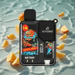 Aivono AIM-TANK 9500 Puffs Tropisk Mango med 18ml E-væske og LCD-skjerm