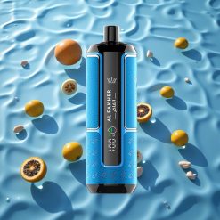 Al Fakher Crown Bar 15K Hypermax Engangs Vape Kit Blå Hav med 15000 Puffs og Type-C Lading