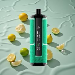 Al Fakher Crown Bar 15K Hypermax Engangs Vape Kit Sitron Lime med 15000 Puffs og Type-C lading