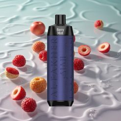Al Fakher Crown Bar 8000 Bær-Mynte Engangs Vape med USB Type-C-lading og 18ml e-Liquid Kapasitet