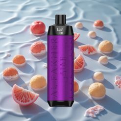 Al Fakher Crown Bar 8000 Crystal Engangs Vape Iskald Blomstrende med 18ml e-Væske og 8000 Trekk