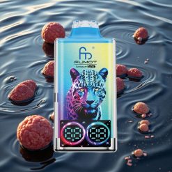 Fumot Leopard 40K Puffs Engangs Vape Svart Puffse Is med 0%/2%/3%/5% Nikotin og Type-C Lading