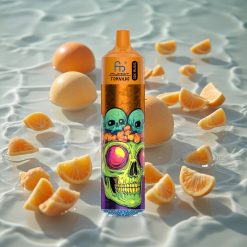 Fumot RandM Tornado 30000 Puffs Engangs Vape Trippel Mango med 30mL og 600mAh ladbar batteri