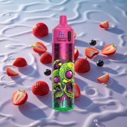 Fumot RandM Tornado 30000 Puffs Jordbær Blåbær med 30mL e-væske og 1,0 Ohm mesh coil