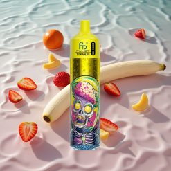 Fumot RandM Tornado 30000 Puffs Oppladbar Banan Jordbær med 30mL e-væske og 1.0 Ohm mesh coil