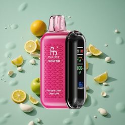 Fumot Tornado 20000 Puffs Oppladbar E-damp Ananas Sitron Grønt Eple med Smart Skjerm