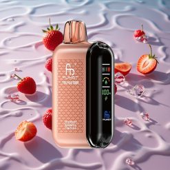 Fumot Tornado 20000 Puffs Oppladbar E-sigaret Jordbær Bringebær Kirsebær Is