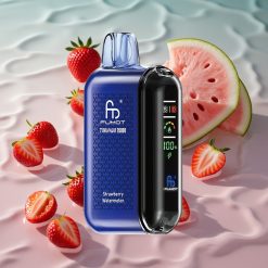 Fumot Tornado 20000 Puffs Oppladbar E-sigarett Jordbær Vannmelon med Smart Display