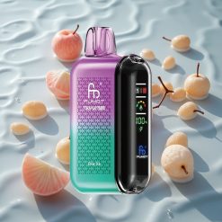 Fumot Tornado 20000 Puffs Oppladbar E-sigarett Pære Is med Smart Skjerm