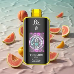 Fumot Tornado 25000 Puffs HD Skjerm Fersken Mango Vannmelon