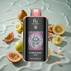 Fumot Tornado 25000 Puffs Oppladbar 700mAh Batteri Kiwi Pasjonsfrukt Guava