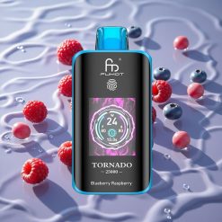 Fumot Tornado 25000 Puffs Oppladbar Batteri Blåbær Bringebær