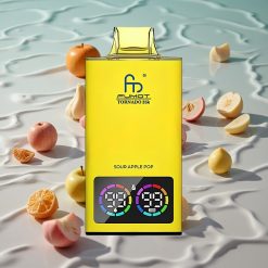 Fumot Tornado 35000 Engangs Vape Sur Eple Pop med 15ml E-væske og USB-C