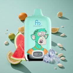 Fumot Tornado Digital Box 12000 Puffs Engangs Vape Kjølig Mynte med 20ml E-Væske og Mesh Coil