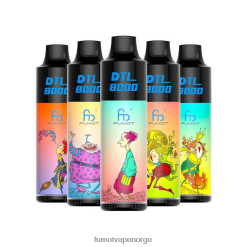 Fumot Vape Flavours | Fumot DTL 8000 engangs vape penn - 16ml (1 stk) kiwi guava XH0864419