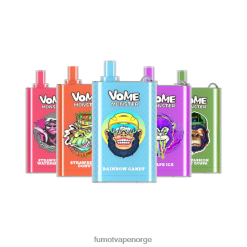 Fumot Vape Shop | Fumot Vome Monster 10000 engangs vape pod-enhet - 20ml (1 stk) jordbær smultring XH0864436